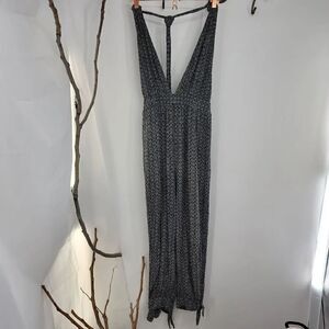Re:named low cut halter jumsuit